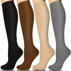 Copper Compression Socks 10-20 mmHg Knee High for Women & Men