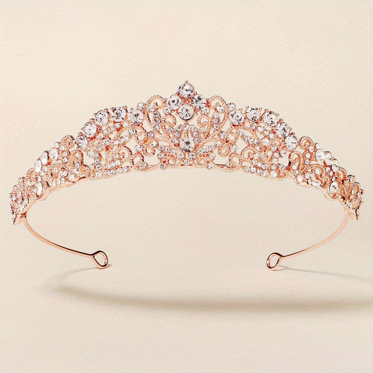 Bridal Rhinestone Headband Crown Hair Accessories Tiara Headdress