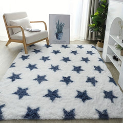 Soft Fluffy Shag Area Rugs Living Room Bedroom Floor Carpet Non slip