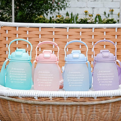 Large 40oz Sports Water Bottle with Straw for Sunday Parties and Outdoors