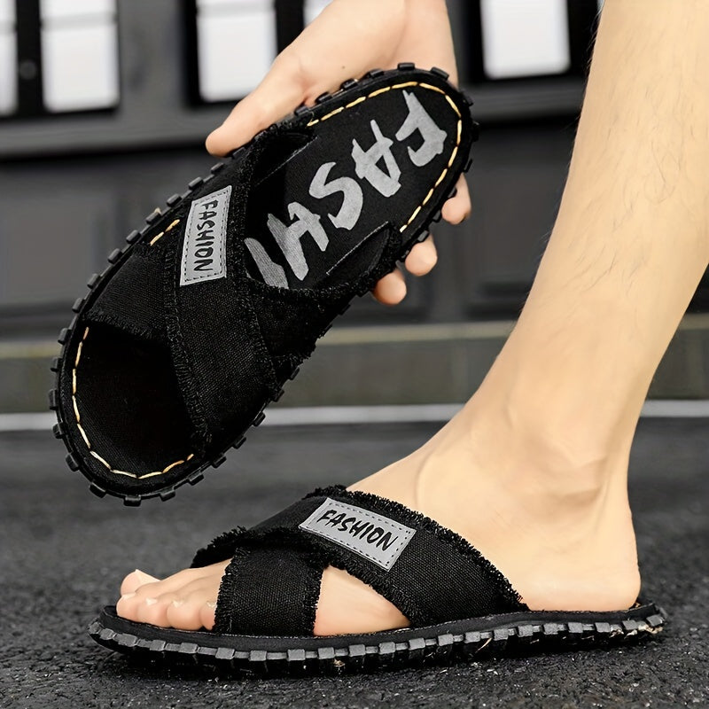 Men's Quick Dry Non Slip Slides for Indoor & Outdoor