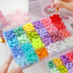 Cat Claw Shaped Wax Bead Set 24 Grid Box