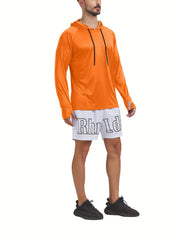 Men's UPF 50 Sun Protection Hoodie Long Sleeve