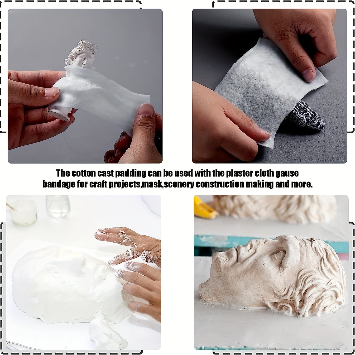 Cast Padding Wrap Cotton Undercast Padding Bandage Plaster Gauze Bandage