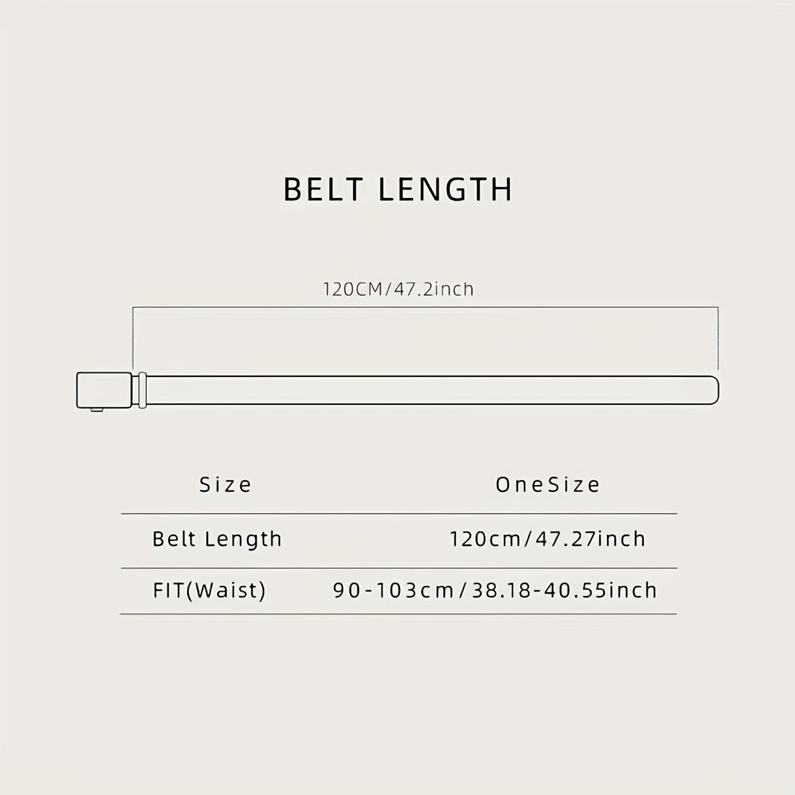 Men's Circle Pattern PU Business Casual Belt