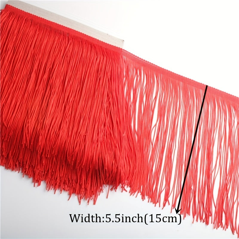 2Yards Fringe Trim Lace Tassel Ribbon Sew Latin Dress Curtain Decor DIY Fabric