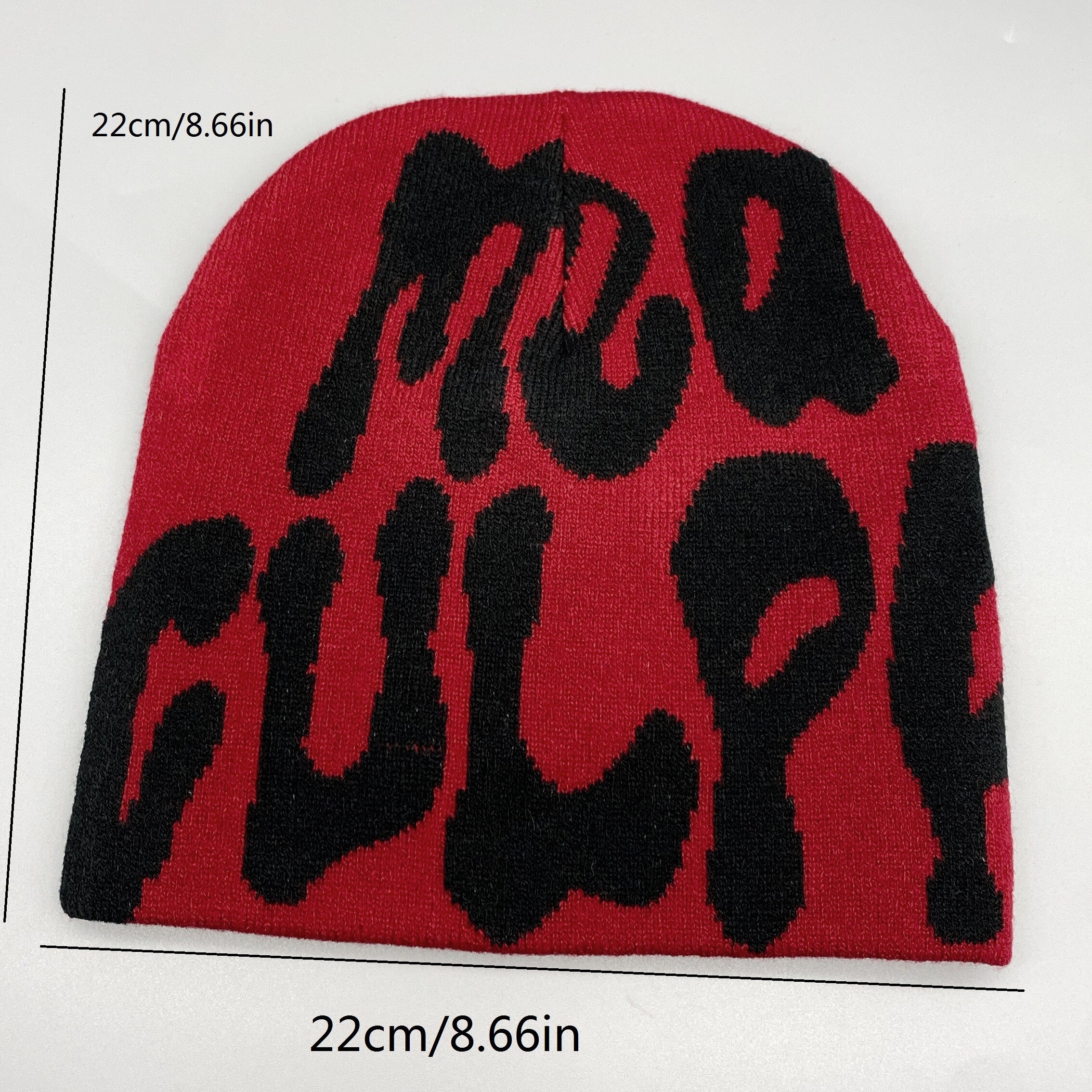 Letter Jacquard Knitted Hat Beanie For Men Women