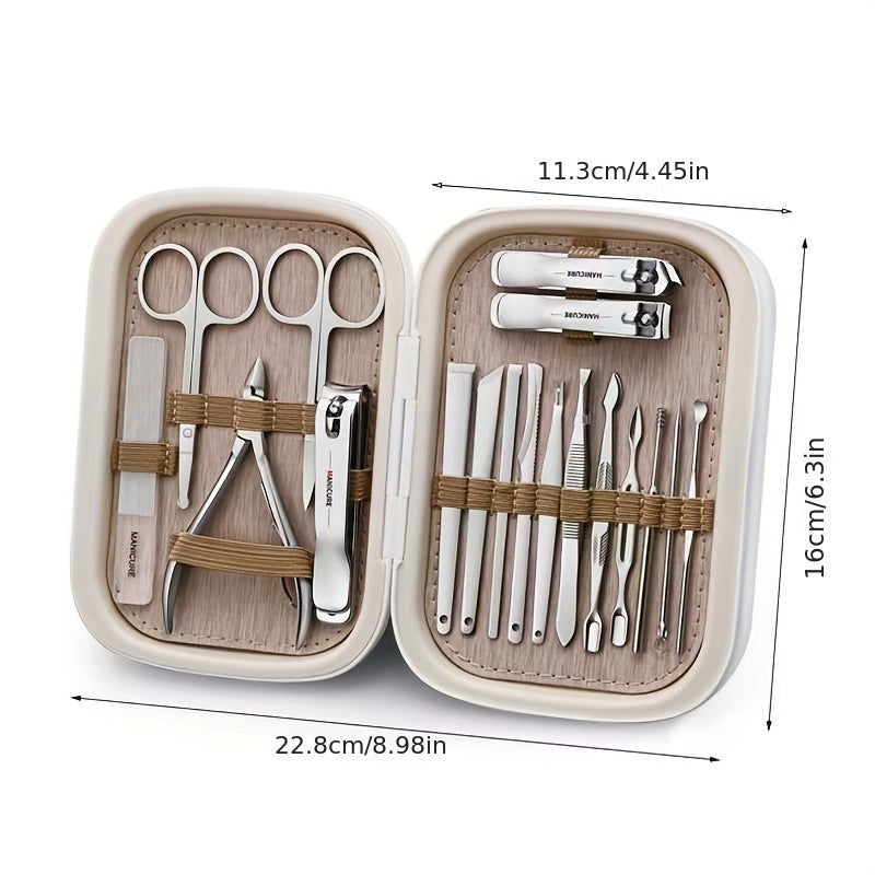 18-Piece Nail Clipper Set for Women Men XX9195