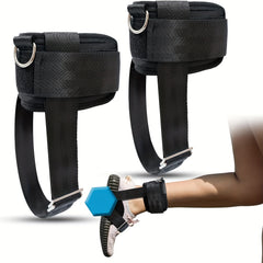 Adjustable Ankle Weights Strap For Cable Machine Dumbbell Attachment