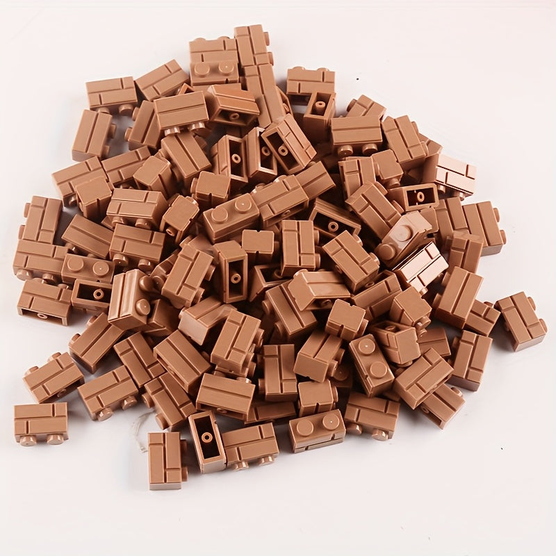 120pc Brick Wall Tiles Building Blocks for DIY Architecture Kit