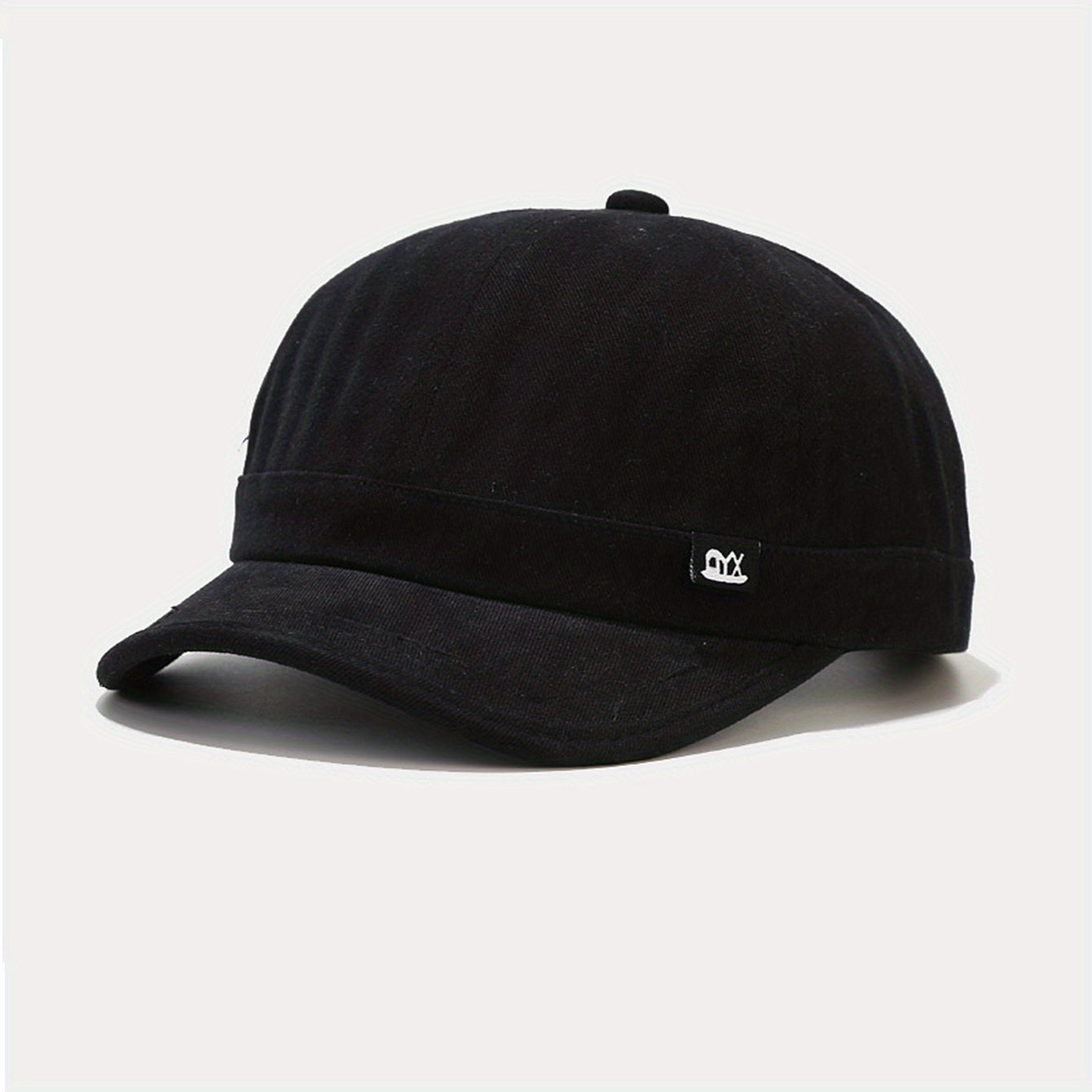 Short Brim Classic Baseball Cap Vintage Solid Casual Dad Hat Lightweight