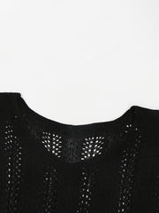 Sheer Cover Up Embroidered Drawstring Dress