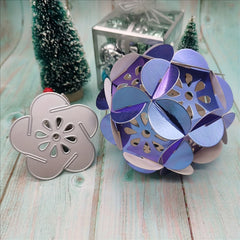 Metal Die Cuts Cutting Dies Hydrangea for Scrapbooking Paper Craft