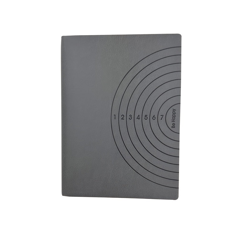 100 Pages Soft Leather Notebook Portable Notepad Thickened Small Meeting Record