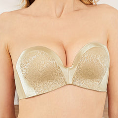 Lace Push Up Bra with Removable Strap