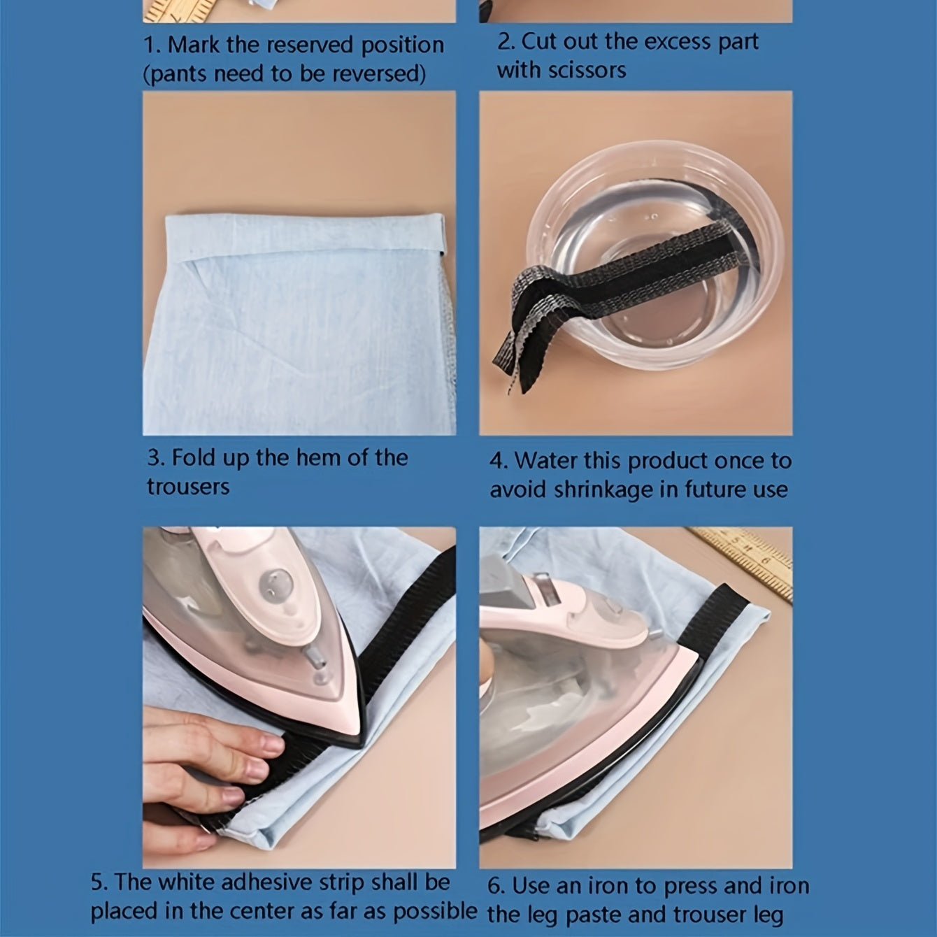 Jeans Trousers Repair Sticker Kit