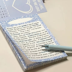 50 Cow Pattern Sticky Note Sheets - Student & Office Supplies