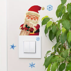 Christmas Glow in the Dark Santa Claus Wall Sticker