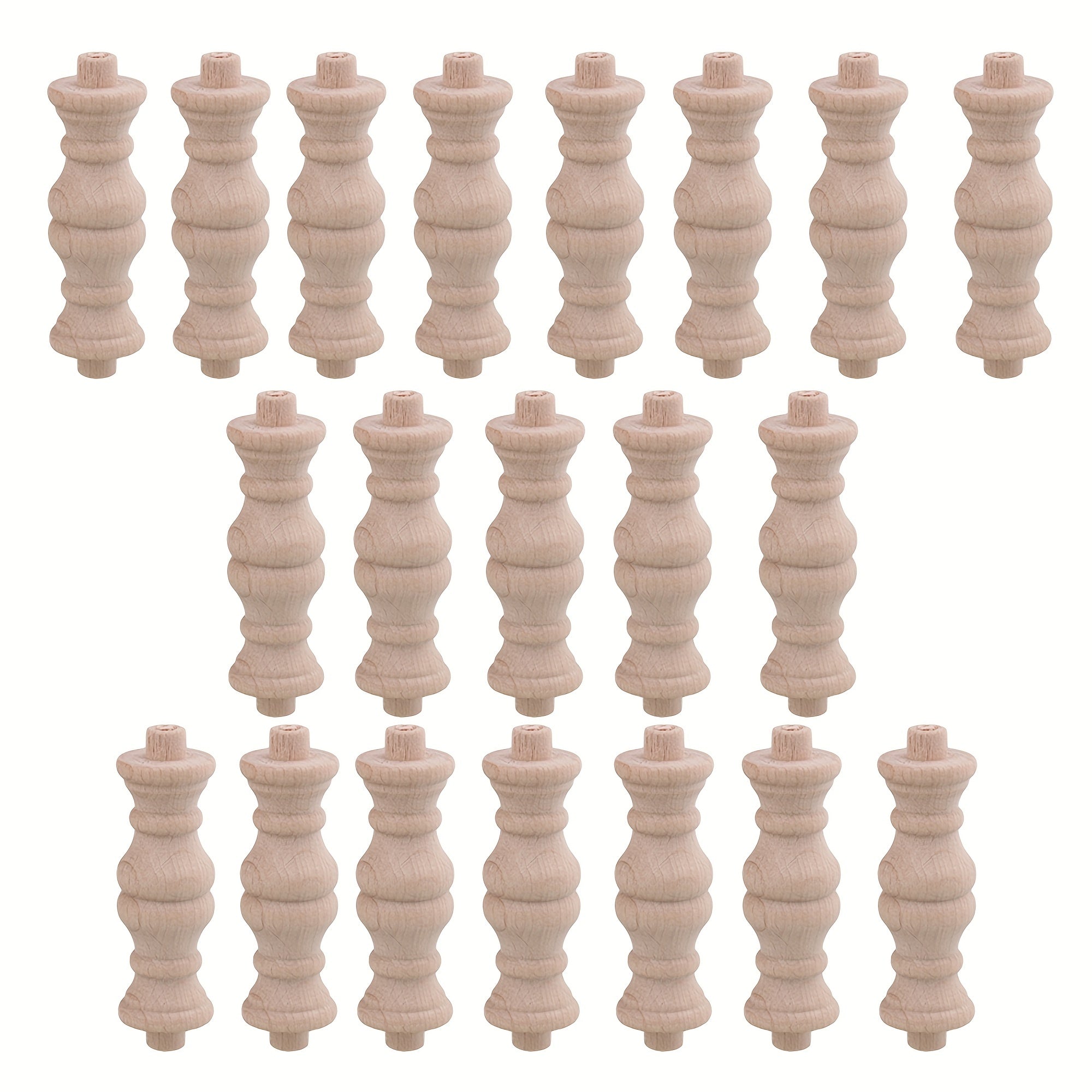 20pcs Decorative Wood Spindles For House Furniture