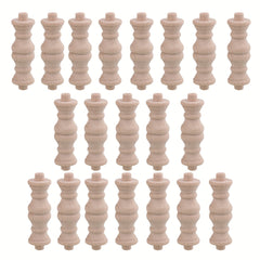20pcs Decorative Wood Spindles For House Furniture
