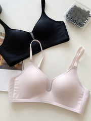 2pcs Mesh Wireless Push Up Bra Breathable Lingerie