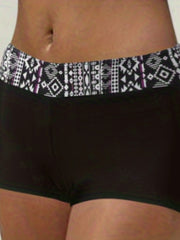 Geometric Print V Neck Halter Bikini Set Tie Back Neck 2 Piece Bathing Suit Swim