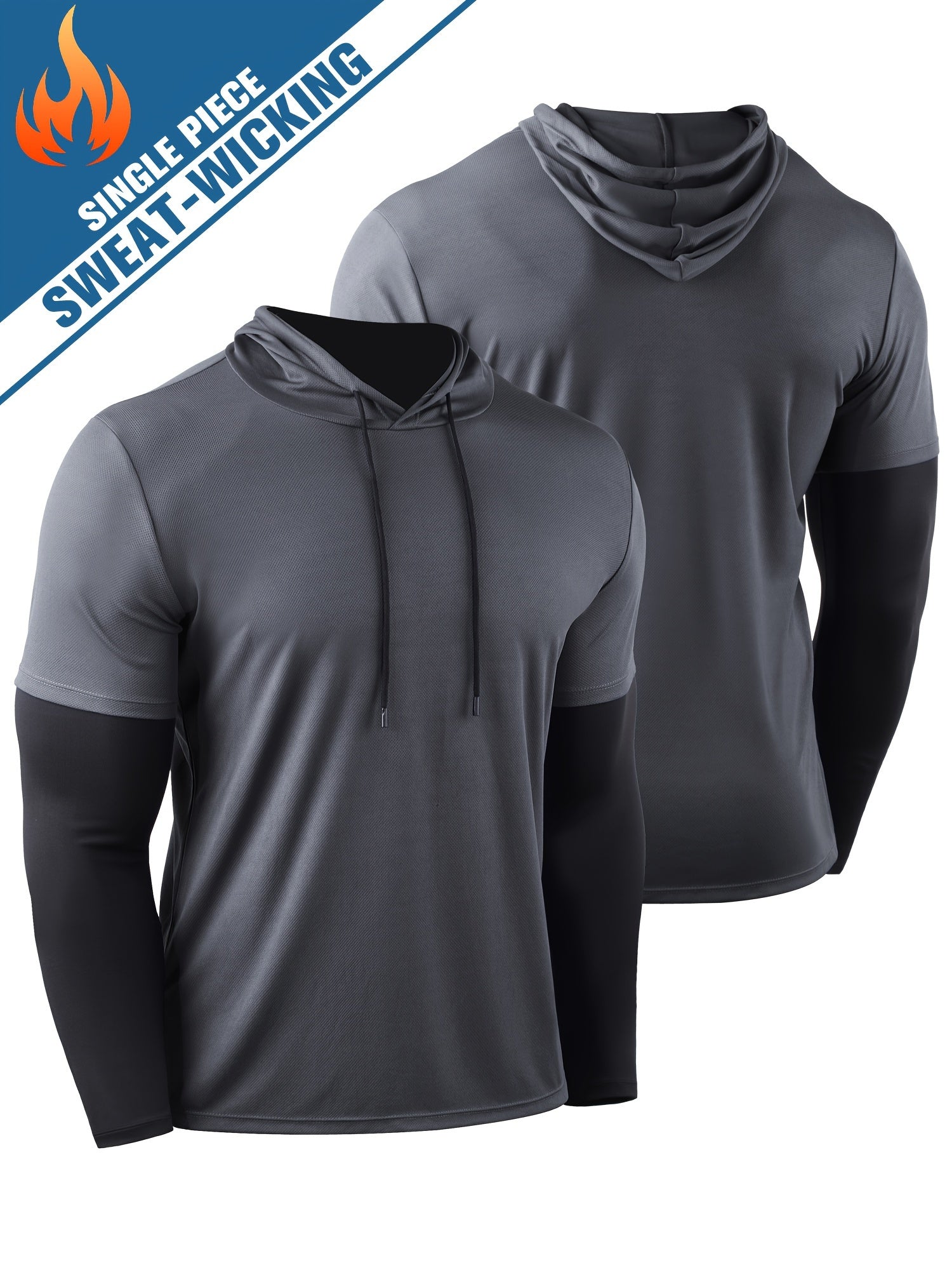 Men's Training Hoodie for Gym Fitness and Running