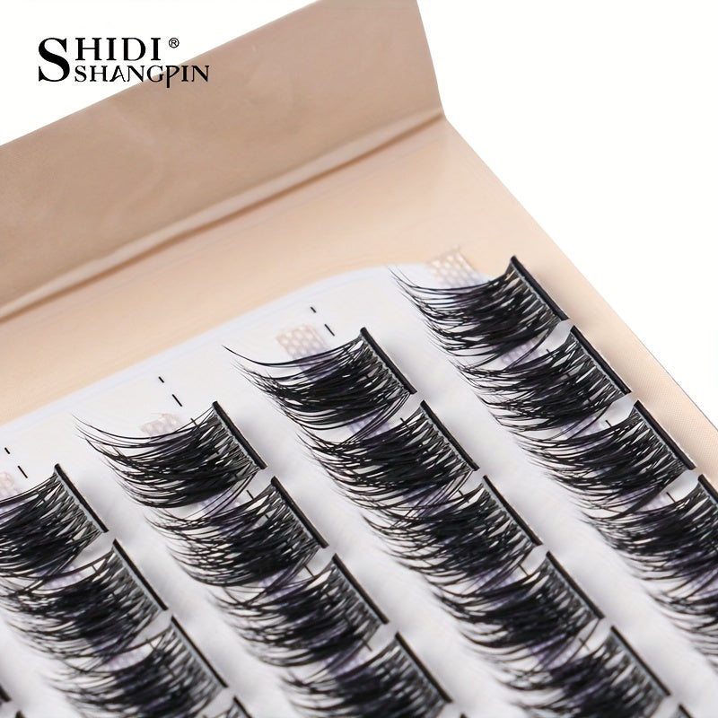 Cluster Eyelashes Natural Long Thick 10 12 14mm Soft 3D Lashes Extensions