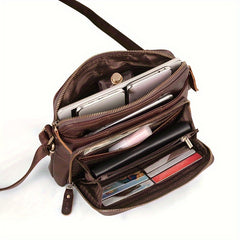 Stylish Brown Leather Crossbody Bag for Women