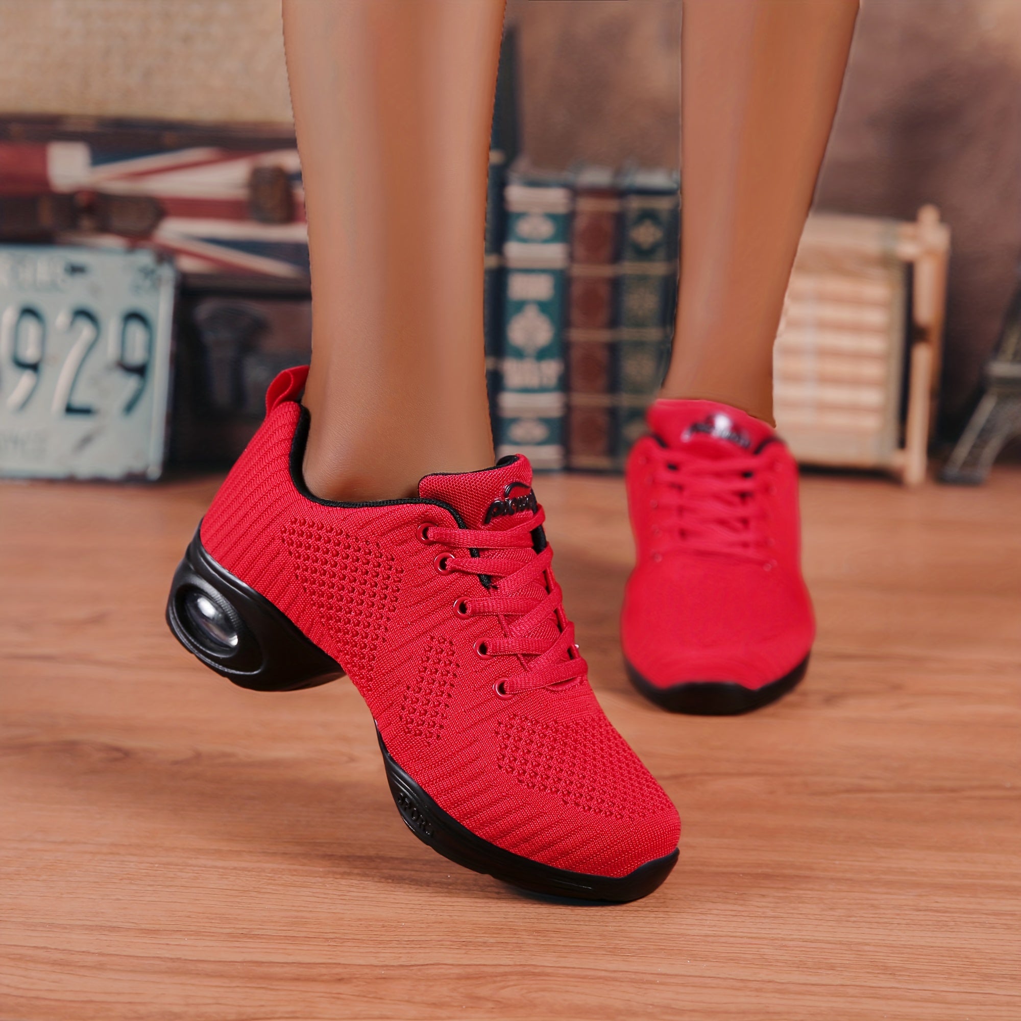 Women's Indoor Air Cushion Jazz Dance Shoes Split Sole Sneakers