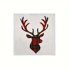 Plaid Christmas Pillow Cover for Home Decor