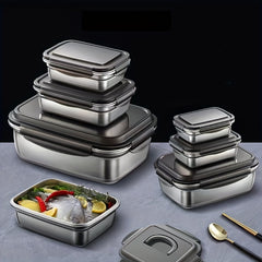 Leakproof Stainless Steel Lunch Box 550ml 850ml 1350ml Capacity