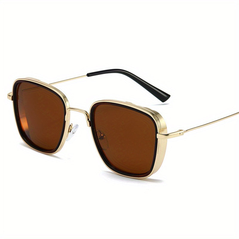 Square Lens Steam Punk Sunglasses
