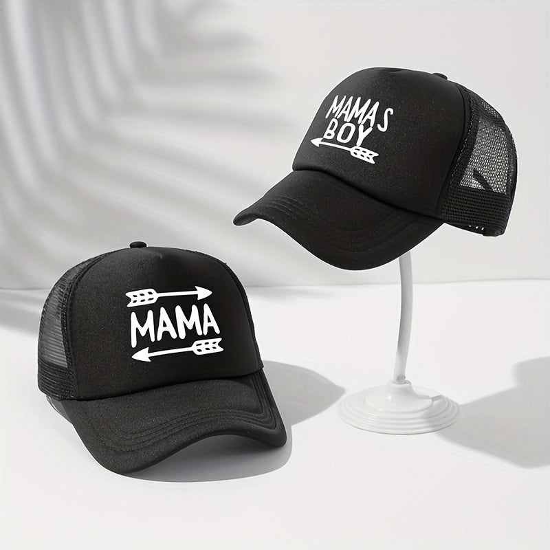 Parent Child Set Mama Mesh Baseball Cap Sunshade Peaked Cap for Toddler