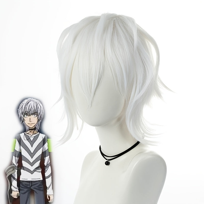 Men's College Anime Synthetic Wig