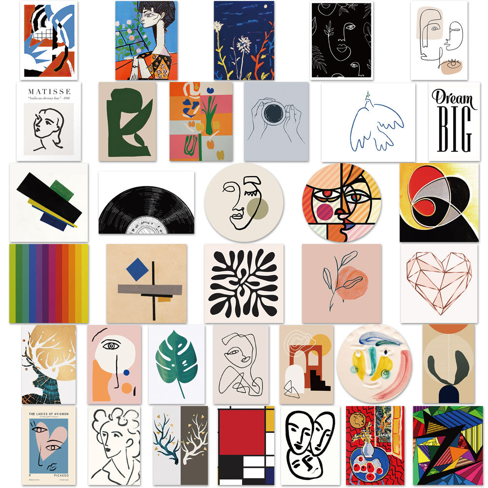 65pcs Waterproof Pop Style Stickers for Every Occasion