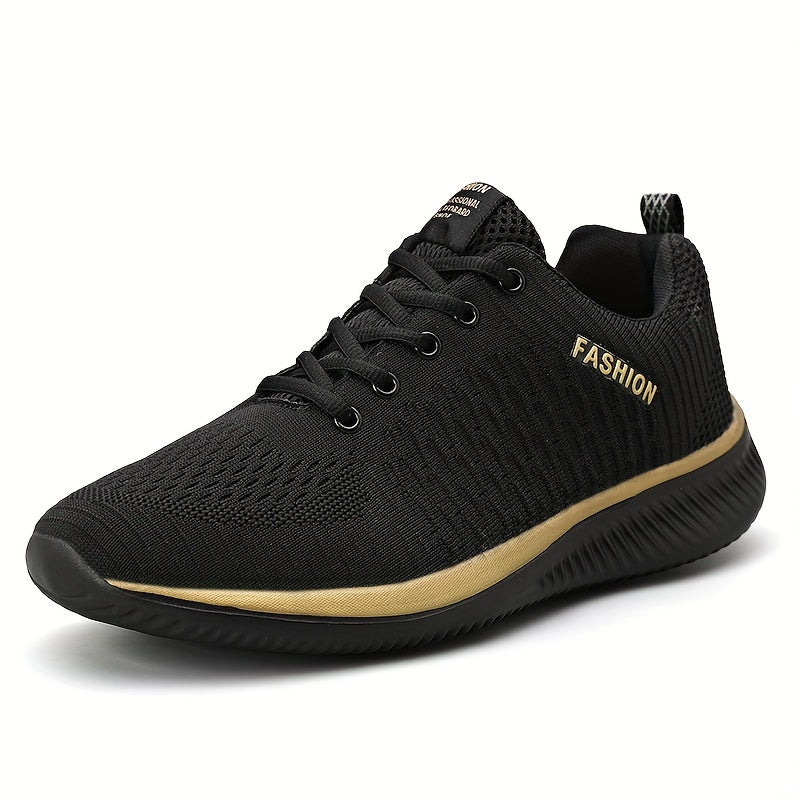 Men's Lace up Sneakers Athletic Shoes Lightweight Breathable Running Gym