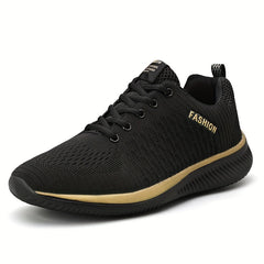 Men's Lace up Sneakers Athletic Shoes Lightweight Breathable Running Gym