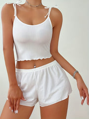 Cozy Pajama Set Cami Top & Shorts Sleepwear Women's Loungewear