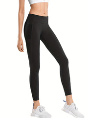 High Waisted Yoga Leggings with Pockets & Tummy Control
