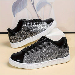 Women's Colorful Skateboard Sports Shoes Sequin Board Casual Outdoor Shoes