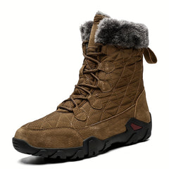 Men's Snow Boots Warm Winter Outdoor Waterproof Non Slip Ankle Boots