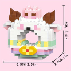 3D Animals Blocks Toys Sheep Fox Chicken Samoyed Rabbit Mouse