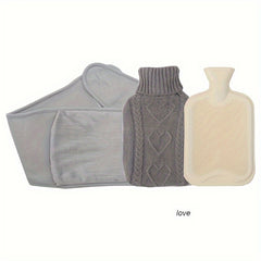 Hot Water Bottle With Knitted Cover Explosion Proof