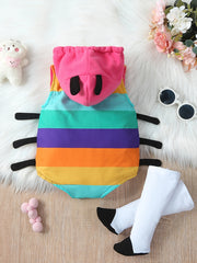 Cute Animal Shape Fleece Hooded Onesie Set