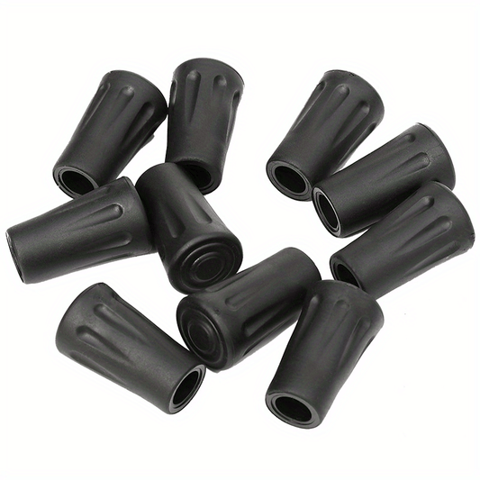 10pcs Rubber Walking Pole Tips Replacement Trekking Pole Caps