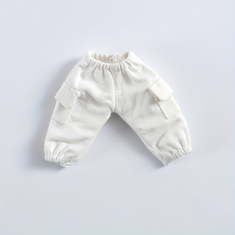 Ob11 Doll Sweatpants Casual Pants for 1 12 BJD Dolls in Army Green Khaki Pink