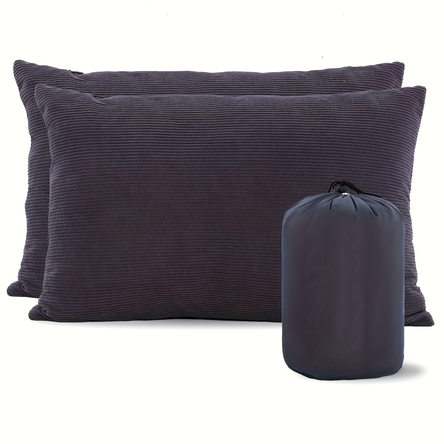 2pcs Compressible Camping Pillow Lightweight Hammock Pillows