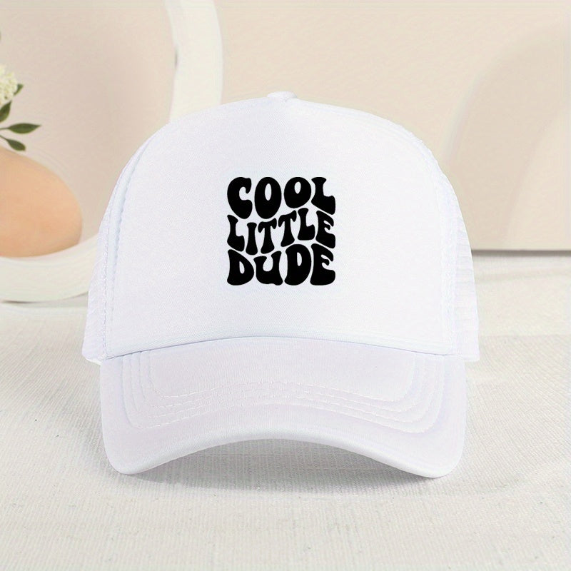 LITTLE DUDE Mesh Stitching Cap Sun Protection Comfortable
