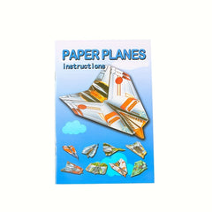 32 Sheets Origami Paper + Book Airplane Instructions